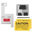 Generator Interlock Kit Compatible with GE General Electeric Vertical Main 150 and 200 Amp Panels,2 1/4"" Spacing Between Main and Branch Breakers,for Home Safety Interlock Kit