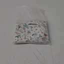 Floral Pillow Cases Standard Size, 100% Cotton White Pillow Covers with Envelope Closure, 20x30 Inches