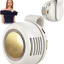 Portable Clip-On Fan, Mini USB Rechargeable 360 Rotatable Fan, 3-Speed Silent Mini Bladeless Fans