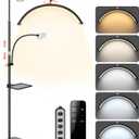 Half Moon Lash Light, 24-inch Professional Shadow-Free Lamp for Lash Techs