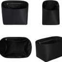Hermes ZTUJO Picotin 18 Organizer Insert, Luxury Purse Organizer Insert, Silky Smooth, Fits Picotin 22 Bags (Black)