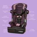 Baby Trend Hybrid SI 3-in-1 Combination Booster Seat, Dash Orchid Side-Impact Protection, 3-Stage Growth Design, Adjustable Headrest, Cushioned Comfort, Manufactured Date: 03/14/2026