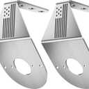 HOCHO Watermelon Light Bracket, Watermelon Mirror Turn Signal Bracket, Stainless Steel Turn Signal Light Mounting Plate-2 Pcs Mounting Plate Holder Only