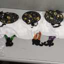 3 Packs Halloween Decorations Outdoor, Hanging Ghosts String Lights Halloween Decor, Spooky Cute Glowing Ghost Witch Hat Lights 3 Modes for Patio Yard Front Porch Tree House Party(18 Batteries) (warm white)