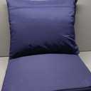 Favoyard Outdoor Seat Cushion Set 24 x 24 Inch Waterproof & Fade Resistant Patio Furniture Cushions with Removable Cover, Handle and Adjustable Straps for Chair Sofa Couch (Blue)