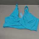 Yonique Women's Underwire Bikini Top - 2025 Push Up Swimsuit Top Large Bust Bathing Suit Teal M