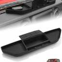 JROAD Silicone Dashboard Organizer Tray with Hidden Lid for Jeep Wrangler JL 2018-2023 & Jeep Gladiator JT 2020-2023 No Rattle Non-Slip Dash Phone Mount & Storage Mat (Black)