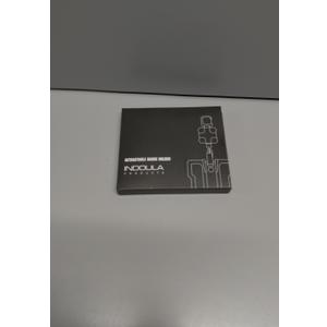 Heavy Duty Badge Holder with 32' Retractable Keychain Reel, Black (Holds 4 Cards)