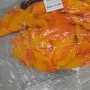 Maison Tara Women's Tropical Print Ruched Yoke Wrap (6, Cantalope/Tangerine)