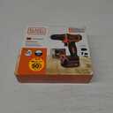 BLACK+DECKER 12V MAX Cordless Drill/Driver, Battery and Charger Included (BDCDD12C)