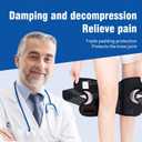 Galvaran Professional Knee Brace for Women & Men Breathable Knee Support with Side Stabilizers, Adjustable knee brace for Meniscus Tear, ACL, MCL Arthritis Knee Pain Relief,Injury Recovery (Small, Black)