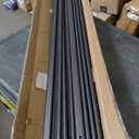 25 Pack Deck Balusters 36" Staircase Baluster for Deck Systems | Black Hollow Metal Spindles for Stair Railing and Porch Railing, Indoor Outdoor Use (1.5mm Thick)