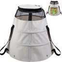 Winter Rose Protective Cover, 600D Winter Rose Cones Protection with Stakes, Reusable Freeze Protection Roses Collar for Protecting Outdoor Plants from Wind Frost Animal Eating (1 Pcs)