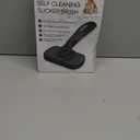 Swihauk Self Cleaning Slicker Brush - Skin Friendly for Dogs & Cats, Deshedding Grooming Tool for Shedding Hair, Puppy Brush for Haired Pets (Gray)