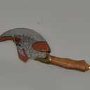 ROCOCO Viking Cleaver Knife Butcher Meat Cutting Boning Knife Hand Forged Chinese Kitchen Axe with Sheath Home Outdoor BBQ Camping Chirstmas Birthday Chirstmas Mother Father Gift Men (6.2 Inches)