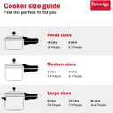 Prestige Popular Aluminium Pressure Cooker, 2 Liter