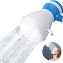 Instant Water Heater 5400W 110V Electric Shower Heater Instant Hot Faucet Bathroom Water Heating Instantaneous Water Heater (Blue)