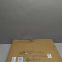 Large Modern Antique Gold Nine Branch Electric Chabad Style Hanukkah Menorah with Flame Shaped LED Bulbs