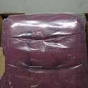 downluxe Chair Cushions for Dining Chairs 4 Pack, Tufted Indoor Chair Pads with Non-Slip Bottom, U-Shaped Kitchen Chair Cushions, 17"x17"x4", Burgundy