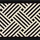 GRANNY SAYS Indoor Doormat, 20" x 32", Non-Slip Front Door Mats, Outdoor Welcome Mat Washable, Low Profile Indoor Door Mats for Entryway, Floor Inside Back Door Mat (1'8" x 2'8" (Rectangular), Beige Black-wave)