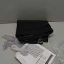 LazBlinds 100% Blackout Roller Shades, No Tools No Drill Cordless Blinds for Windows, Thermal Insulated UV Protection Privacy Window Shades for Bedroom (48''W x 72''H, Black)