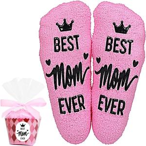 TITTOK Gifts For Mom Gifts For Women Mom Birthday Gifts From Daughters Son Mama Mommy Mothers Day Gifts Socks (Pink)