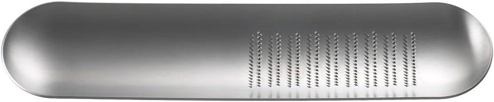 Yoshikawa Eatoko AS0012 Oros Grater, Silver, Width 1.8 x Depth 7.9 x Height 0.4 inches (4.5 x 20 x 1 cm)