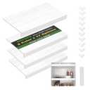 DOFOPO Wire Rack Covers, PVC Wire Shelf Covers for Pantry 22" W X 12" D