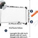 Soccer Goal, Small Foldable Goal for Kids, Kids Goals for The Backyard/Indoor/Outdoor, Mini Soccer Toys Gifts for Children