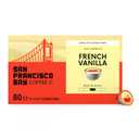 San Francisco Bay French Vanilla K-Cup Compatible Coffee Pods, 80 ct | Commercially compostable single-serve pods, medium roast delivers a flavorful, smooth cup in any K-Cup brewer, Flavored, Best By: 13 MAR 2027