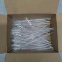 100 PCS 3ML Pipettes Dropper - Disposable Plastic Dropper Pipette for Accurate Liquid Transfer, Excellent Suction, Pipettes for Essential Oils, Resin, Crafts, Labs, Kids Activities, DIY Art