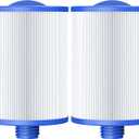 6CH-940 Spa Filter Cartridge Replacement for Unicel, Pleatco PWW50P3, Filbur FC-0359, Aber 03FIL1400, Waterway 817-0050 Front Access Skimmer, Viking Pool Hot Tub Filter Screw SAE Thread Filter 2 Pack