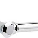 DELTA FAUCET Rubber Limited 79750 Cassidy Wall Mount Single Post Toilet Paper Holder Bath Hardware Accessory in Polished Chrome