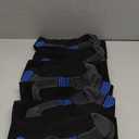 Compression Socks for Men & Women (2/4/6 Pairs) 20-30 mmHg Graduated Compression Knee High for Running, Athletic (XX-Large, (6 Pairs) Black With Egyptian Blue)