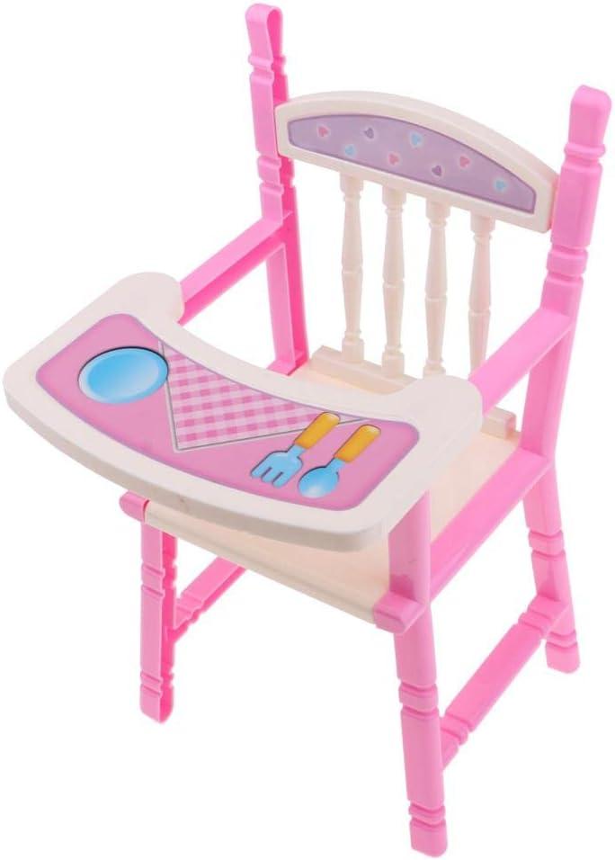 Simulation Baby Doll High Chair 9-11" Reborn Furniture Kids Pretend Play