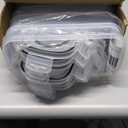 3D Printer Filament Dry Box, 6-Pack Airtight 4.0L Storage Container with Desiccant Bags & Labels, Transparent Dust-Proof Organizer for 1KG Spools, 3D Printing Accessories (6)