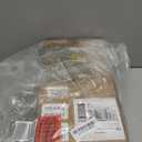 Citylife 1.3 QT 10 Pack Small Storage Bins Plastic Storage Container Stackable Box with Lids for Organizing, Clear White