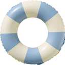 Swimming Pool Floats for Kids Ages 5-10, Inflatable Tubes With Simple Stripes, Cute Swim Rings, Floaties Water Toys for Beach Party