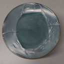 Tuxton Artisan Geode Ceramic Plate, 6-1/2", Azure Teal