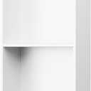 Shower Niche 12 X 24 in No Tile Needed, White Double Shelves Recessed Wall Niche Shelf for Bathroom Storage, Stainless Steel