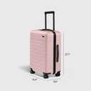 Away Bigger Carry-On Luggage, Lightweight Hardside Large Suitcase with Spinner Wheels, TSA Lock, Airline Approved, Blush Pink, The Bigger Carry-On