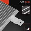 A-Premium A/C Condenser Compatible with Kenworth T400, T600A, T800, W900 & Peterbilt 384, 386, 389