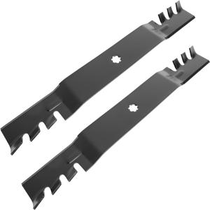 GX22151 Mower Blades Compatible with John Dee re 42" Deck Riding Mowers, Gator Mulching Blades Fit for John Dee re 102 115 125 135 D130 D100 D105, Replace GY20850 AM141033, 2 Pack