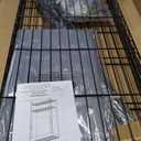H4 Heavy Duty Clothes Rack with Cover, Rolling Garment Rack, Wardrobe with Cover and Wheels, Closet Organizer Shelf, Portable Closet Organizer and Storage, Black Clothing Rack with Grey Cover