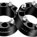 HHCSOP 6x5.5 Wheel Spacers 3" (75mm) Bore 108mm with M14x1.5 Studs for Chevy Silverado Suburban Avalanche Express Tahoe Astro GMC Sierra Savana Yukon Safari Escalade, 2PCS 6x139.7mm Wheel Adapter