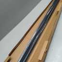 Ivilon Drapery Window Curtain Rod - End Cap Style Design 1 Inch Pole. 72 to 144 Inch Color Warm Gold