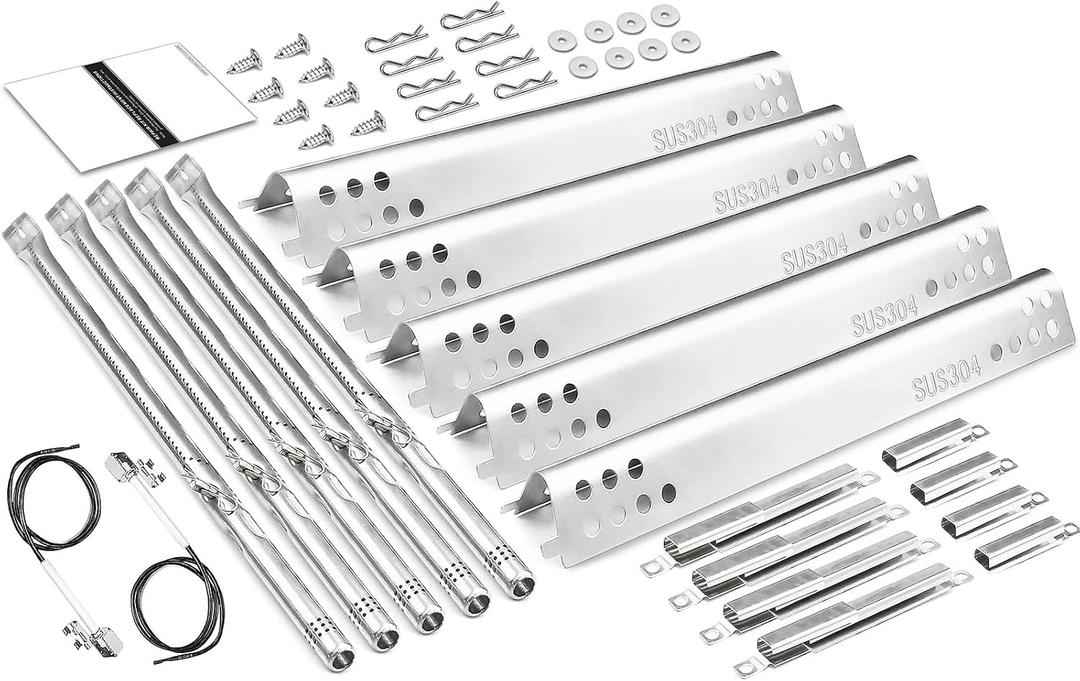 Hisencn Grill Replacement Parts for Charbroil Performance 463347519, 463347518 463377017, 463361017, 304 Stainless Steel Grill Parts for Char-Broil 463275517, 463376117, 463377117, 463376018P2