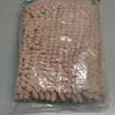 FRESHMINT Chenille Bathroom Rugs Mat 24"x17", Non-Slip Bath Mat for Bathroom Floor & Bathtub, Washable Soft Shower Shag Bath Rugs, Fluffy Thick Water Absorbent Microfiber Shower Mat, Dusty Pink