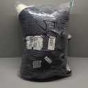 tohrisa Seashell Jacquard Sherpa Comforter Set Warm Cozy Premium Bedding 3 Pieces, Full/Queen Size Geometric Pattern Quilt Comforter with 2 Pillowcases(90"X90" Grey)