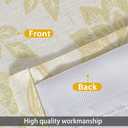 DriftAway Boho Linen Blend Kitchen Valance Curtain Blackout 18 Inch for Living Room Lined Rod Pocket Floral Farmhouse Country Short Curtains for Small Windows 1 Panel